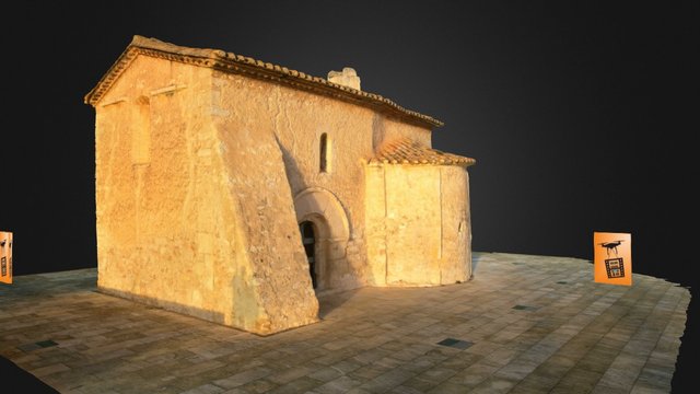Ermita Sant Miquel Segur de Calafell 3D Model