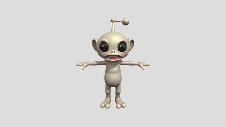 [🔵Rodin] Reddit mascot, 3D 🤖 𝗿𝗲𝙨𝙩𝙮𝙡𝙚𝙙 3D Model