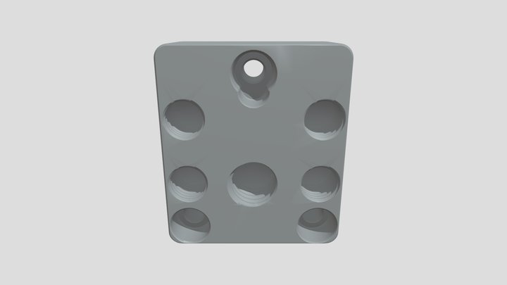 Daheng MER Tripod Mounting Plate 6mm Screw 3D Model