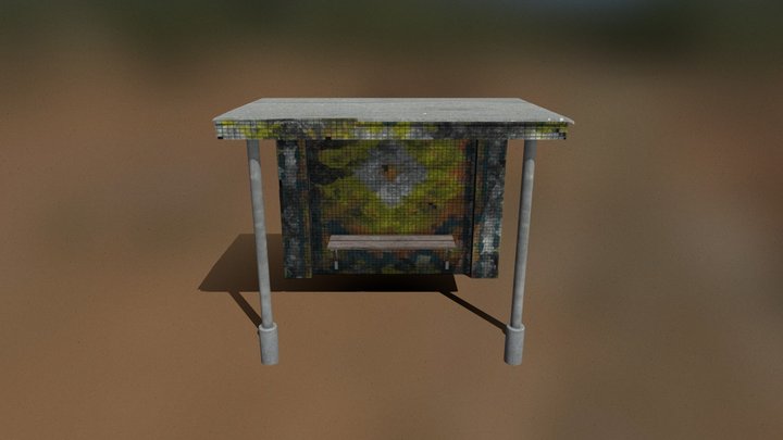 Busstop 3D Model