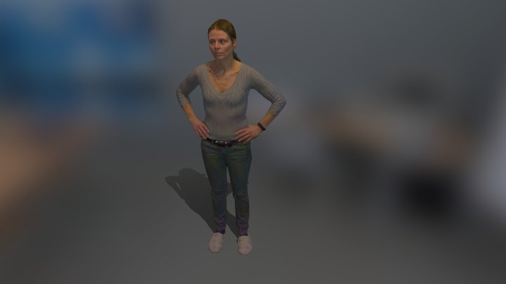 Bernadette - Human body scan 3D Model