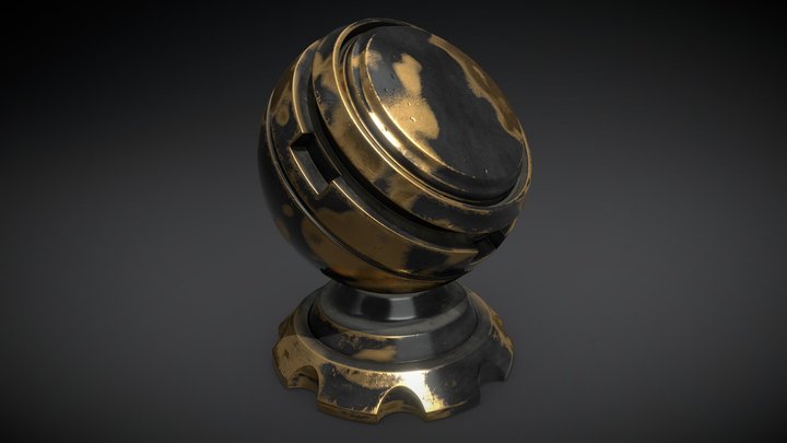 TGA Material Ball 3D Model