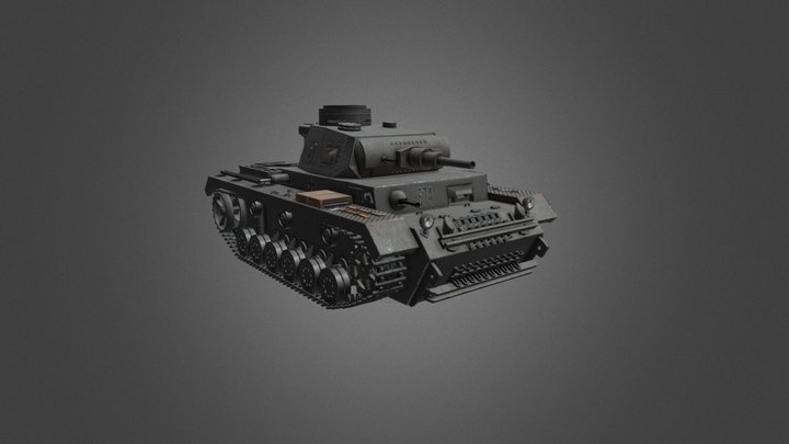 Panzer 3 3D Model