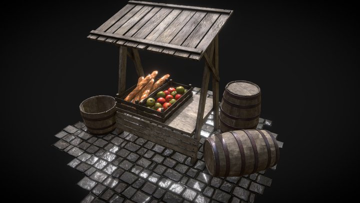 SM Market Pose 3D Model
