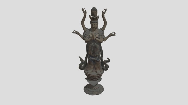 Buddha Statue 3D Model
