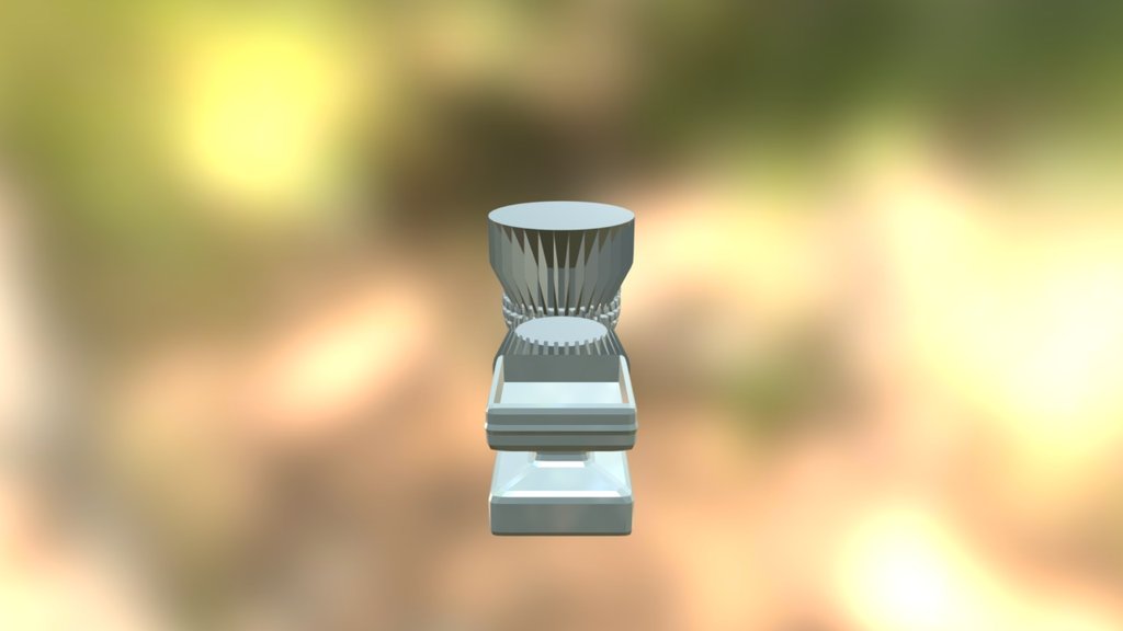 Exercise With Cube, Cone And Ball, Poor Cone — Sketchfab embed 3D viewer