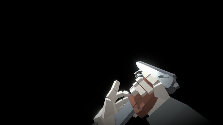 Makarov Reload Animation 3D Model