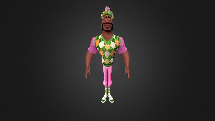 Caddy SHAQ Game – Shaquille O’Neal 3D Model