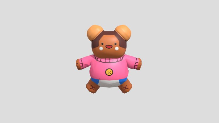 Tobi Lou Plushie 3D Model
