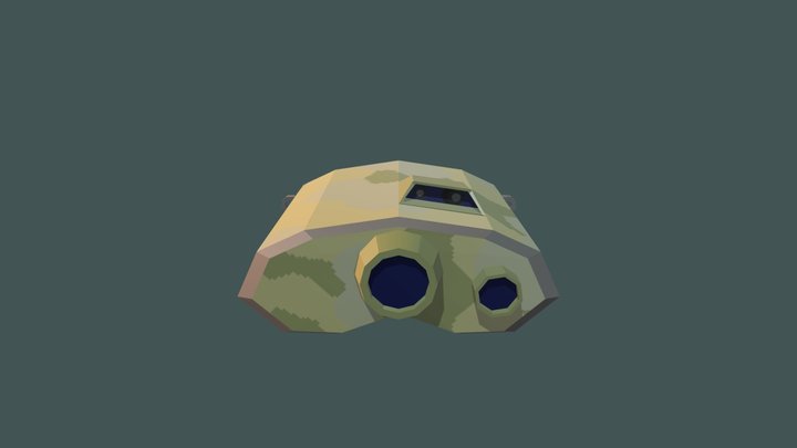Sci fi Binoculars 3D Model