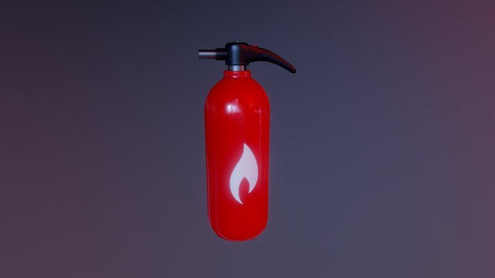 Fire Extinguisher 3D Model