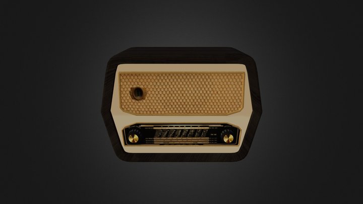 Rádio 3D Model