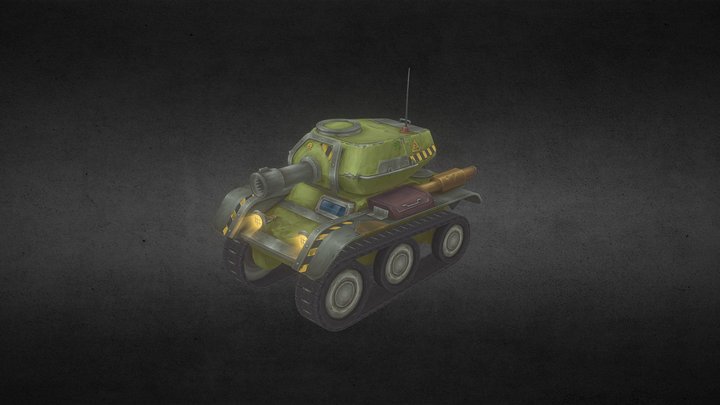 Toonk (Handpaint) 3D Model