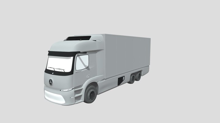 Mercedes Benz Urban E-truck 3D Model