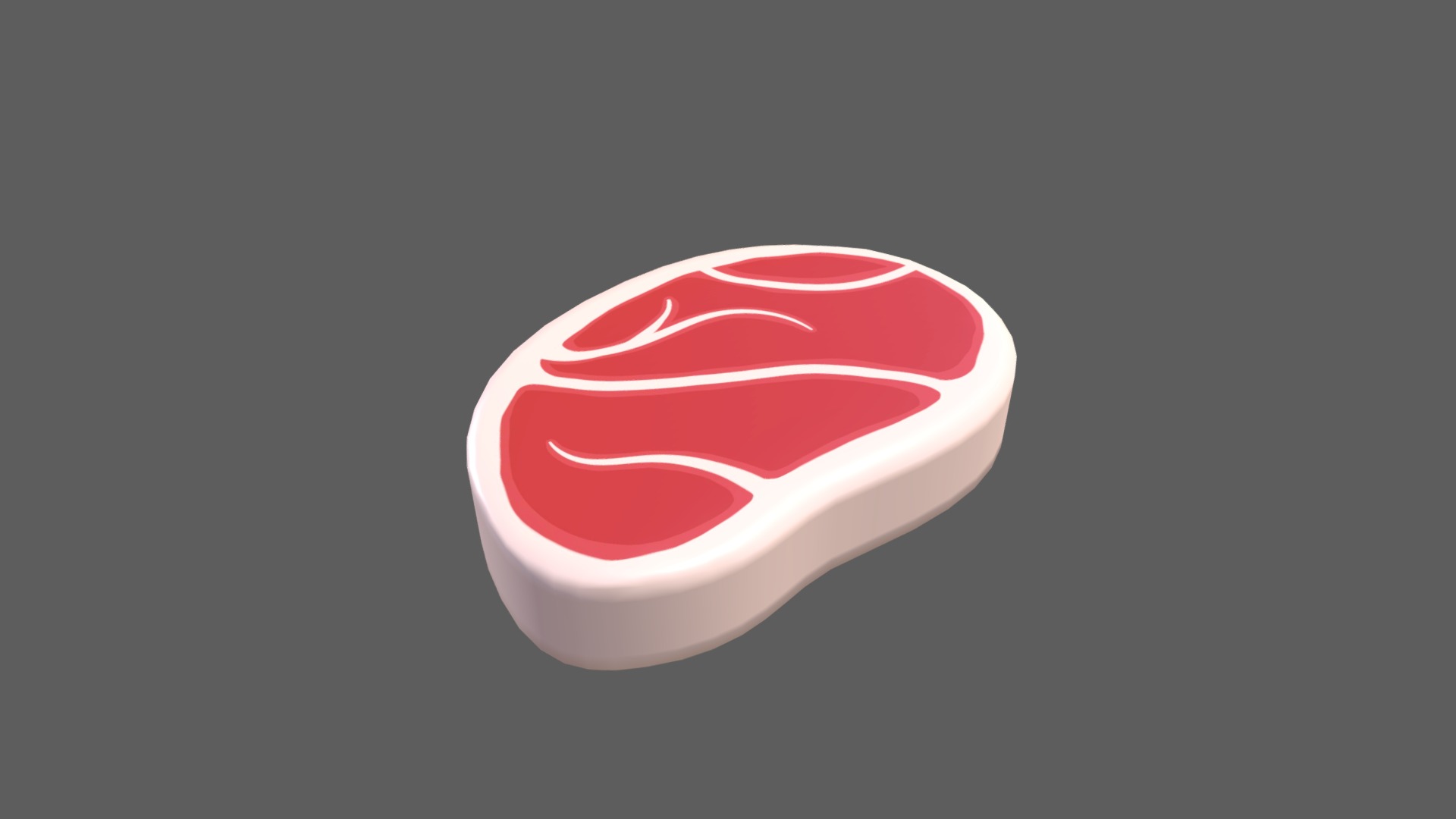 3D model Steak - This is a 3D model of the Steak. The 3D model is about logo, company name.