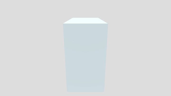 White Gaming PC 3D Model