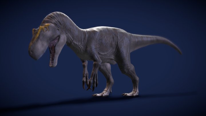 dinosaur_ Allosaurus fragilis 3D Model
