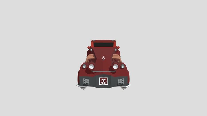 Classic Car Benz 1929 3D Model