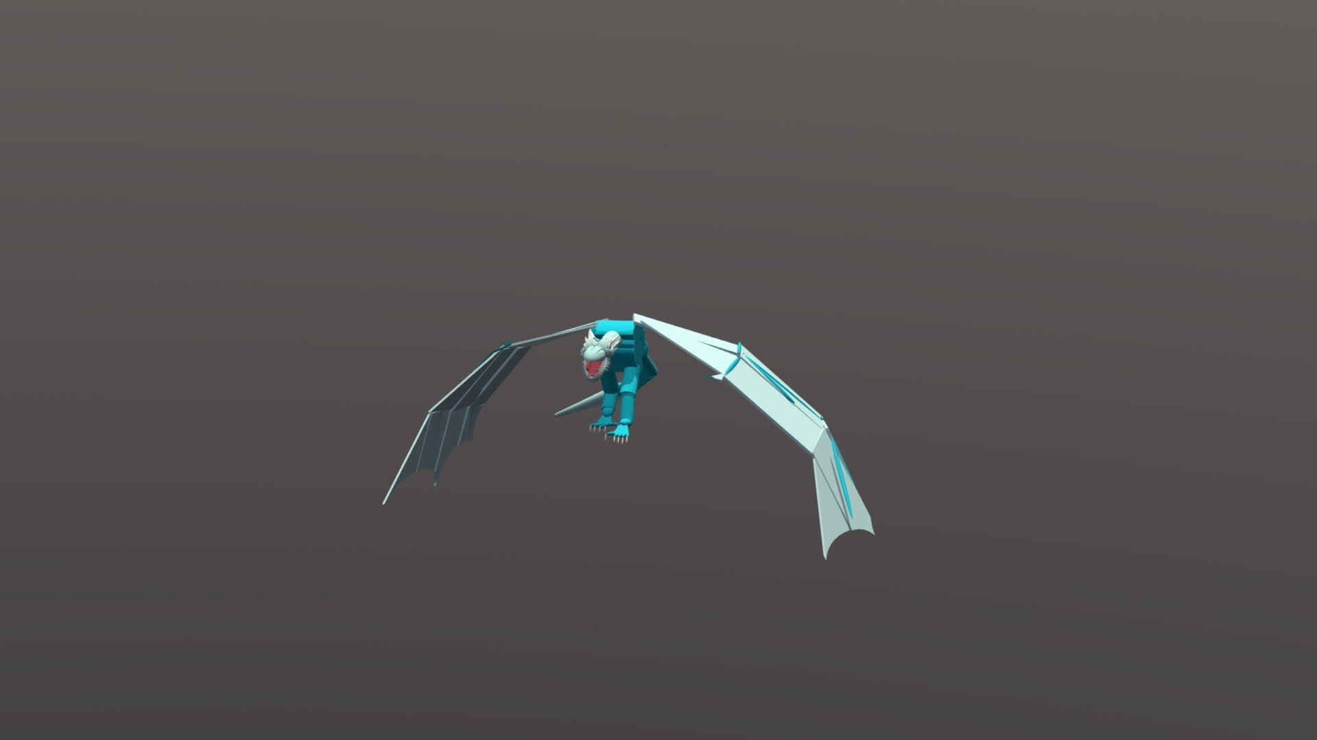 ice dragon 3d model