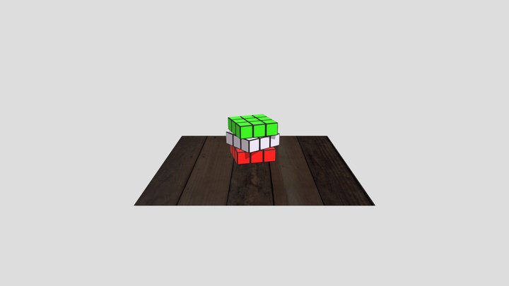 Cube 3D Model 3D Model