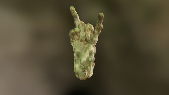 WOOD HAND 3D Model