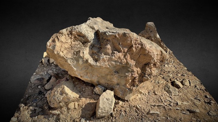 Desert Rock - Judaean Desert 3D Model