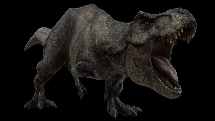 Jurassic Tyrannosaurus Rex "Breakout Rexy" 3D Model