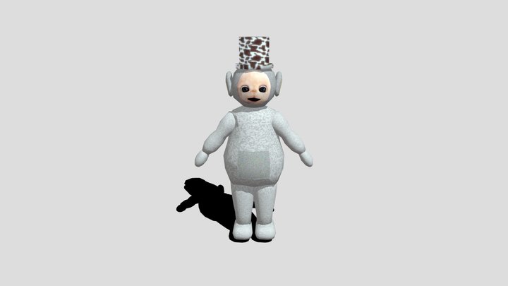 White Tubbie the Guardian 3D Model