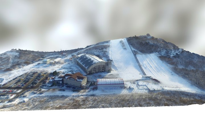 Lavina Ski Resort 3D Model