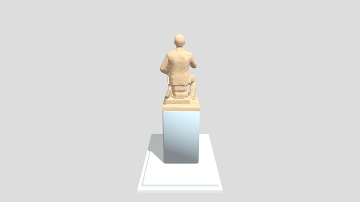 Памятник Л_Гайдаю 3D Model