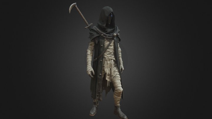 Abyss Walker – Bandaged Wanderer, Blue Eyes – Modelo 3D gratuito STL