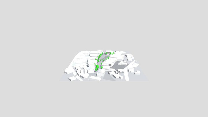 3D Modell ohne Stände 3D Model