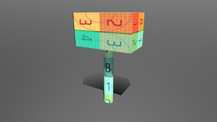 The Checkered Masher 3D Model