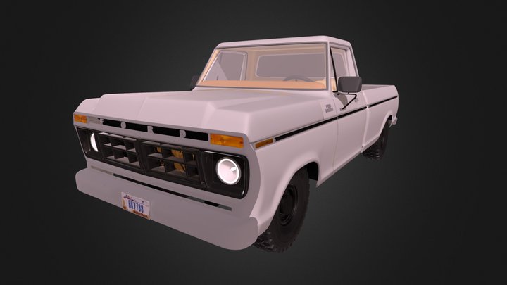 FORD F-150 1977 3D Model