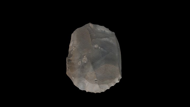 Experimental Archaeology: Flint scraper 3D Model