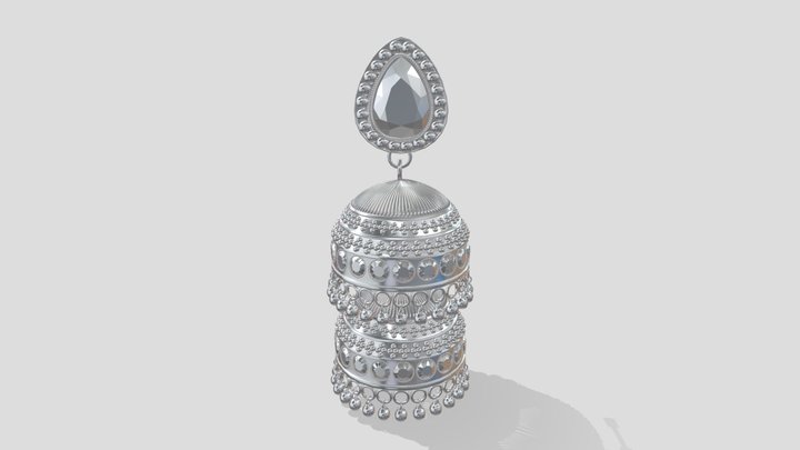 Earrings final 3D Model