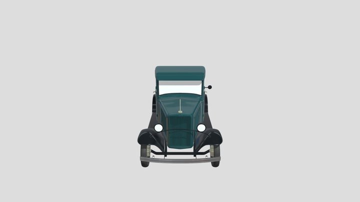 1932 Ford Model B Pickup 3D Model