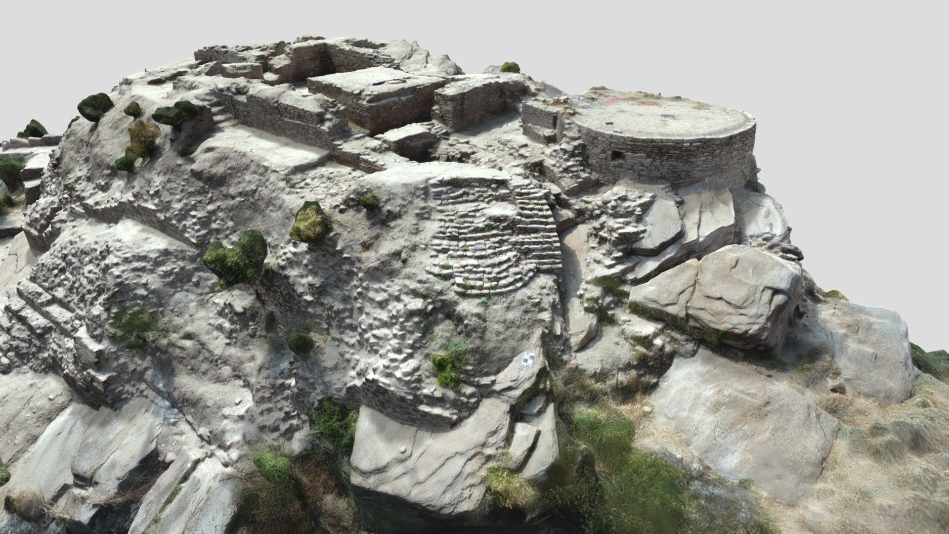 Barikot Swat- Acropolis - 3D Model By Kashif.essa [fab413d] - Sketchfab