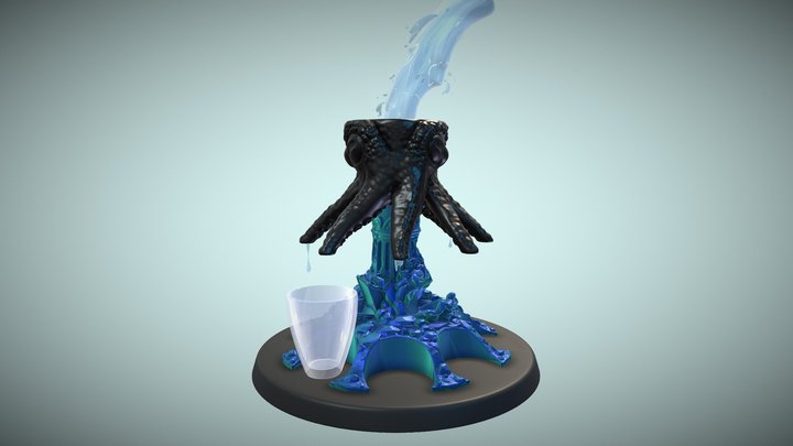 Königskrake 3D Model