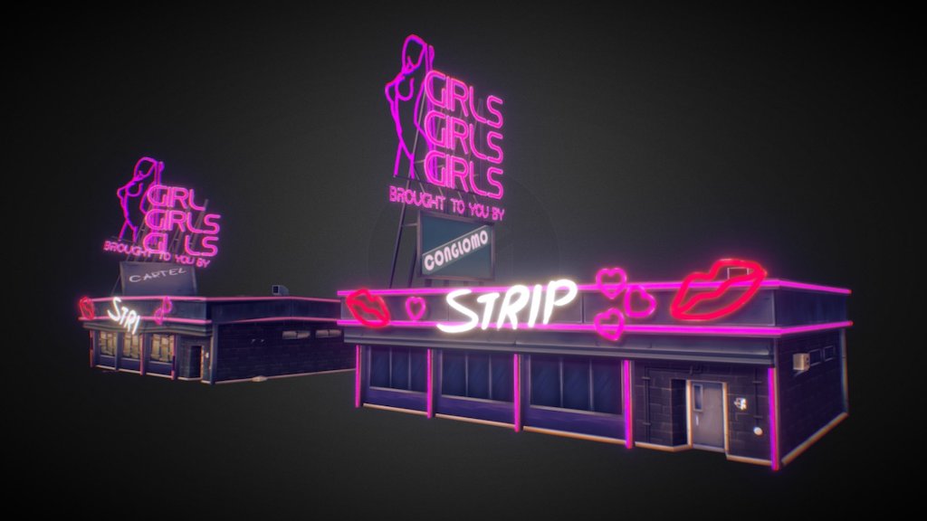 Strip Club D Model By Kaspars Pavlovskis Kaspars D Fab C
