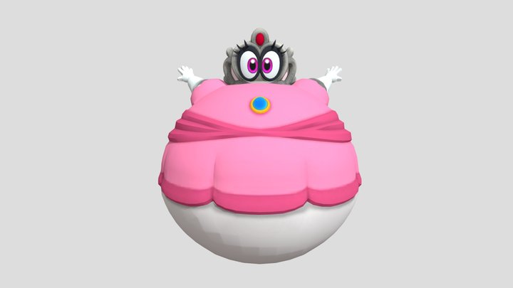 Princess Tiara Balloon 3D Model