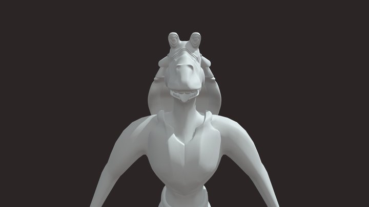 Jar Jar Binks 3D Model