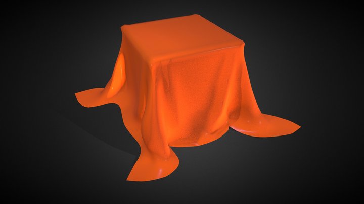 Cloth Cover Box - Raincoat (3 variants) 3D Model