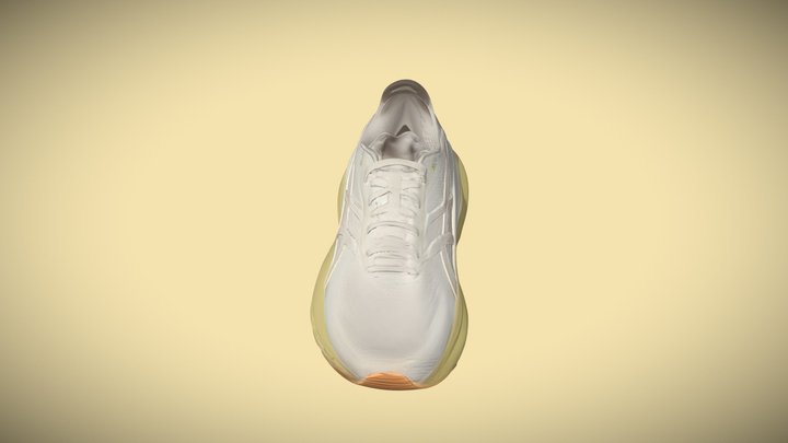 Athletic running shoe 3D Model