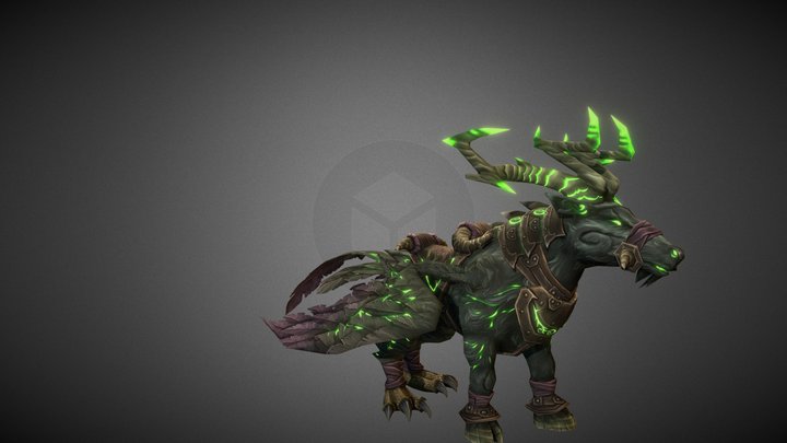 The Corrupted Peryton (WoW inspired) 3D Model