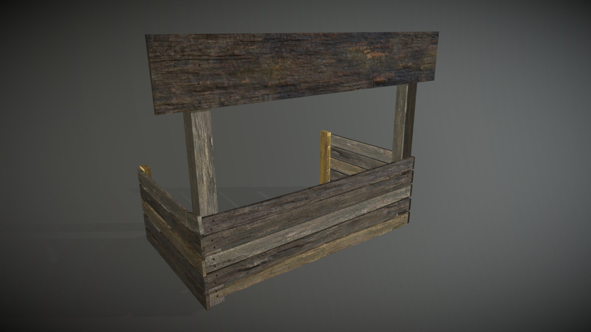 Old Stand - 3d Model By Tvasquez [fab820d] - Sketchfab