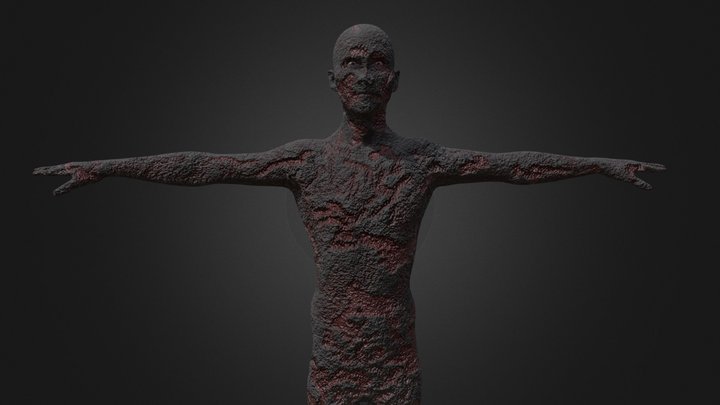 man fire 3D Model