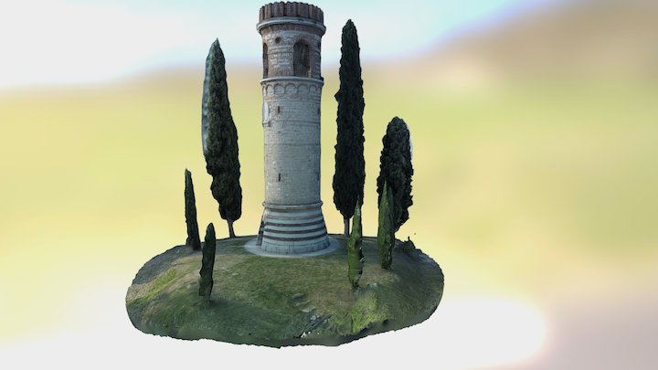 Torre Ezzelina 3D Model