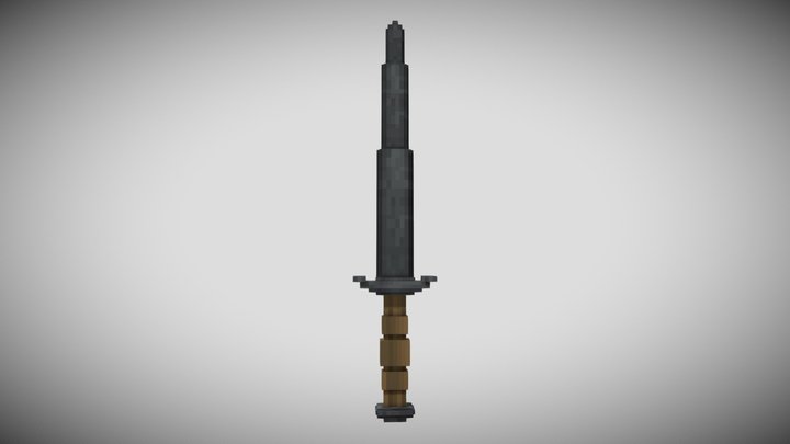 Weapon Sword Minecraft 3D Model