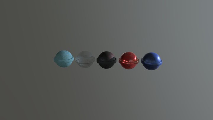 Spheres 3D Model